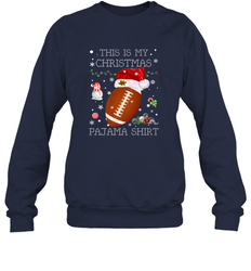 NFL This Is My Christmas Pajama Shirt  Football christmas ugly Crewneck Sweatshirt