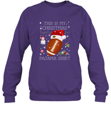 NFL This Is My Christmas Pajama Shirt  Football christmas ugly Crewneck Sweatshirt Crewneck Sweatshirt - jonhlittlestore88