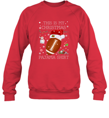 NFL This Is My Christmas Pajama Shirt  Football christmas ugly Crewneck Sweatshirt Crewneck Sweatshirt - jonhlittlestore88