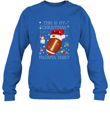 NFL This Is My Christmas Pajama Shirt  Football christmas ugly Crewneck Sweatshirt Crewneck Sweatshirt - jonhlittlestore88