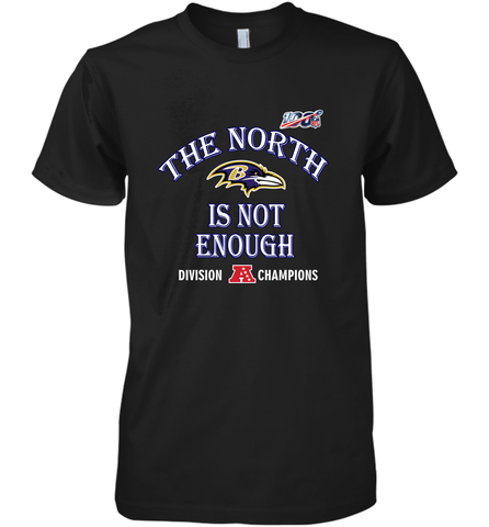 NFL Baltimore Ravens AFC North Division Champions Men's Premium T-Shirt Men's Premium T-Shirt / Black / XS Men's Premium T-Shirt - jonhlittlestore88