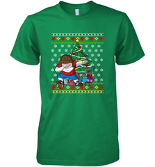 NFL Ugly Christmas Dabbing Santa Football Gift Men's Premium T-Shirt Men's Premium T-Shirt - jonhlittlestore88