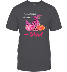 In October We Wear Pink Pumpkin Breast Cancer Halloween Gift Men's T-Shirt Men's T-Shirt - jonhlittlestore88