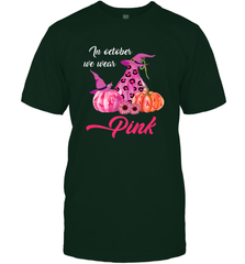 In October We Wear Pink Pumpkin Breast Cancer Halloween Gift Men's T-Shirt Men's T-Shirt - jonhlittlestore88