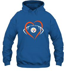 NFL Pittsburgh Steelers Heart Love Football Hooded Sweatshirt Hooded Sweatshirt - jonhlittlestore88