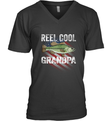 REEL COOL GRANDPA Men's V-Neck Apparel - jonhlittlestore88