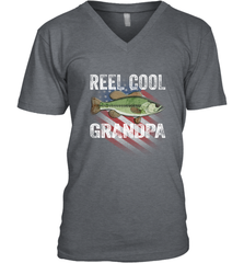 REEL COOL GRANDPA Men's V-Neck Apparel - jonhlittlestore88