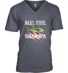REEL COOL GRANDPA Men's V-Neck Apparel - jonhlittlestore88