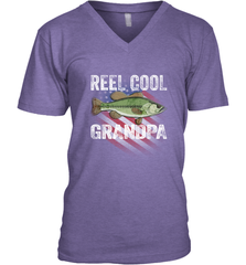 REEL COOL GRANDPA Men's V-Neck Apparel - jonhlittlestore88