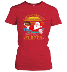NFL Santa Favorite Football Player Funny Christmas Funny Women's T-Shirt Women's T-Shirt - jonhlittlestore88